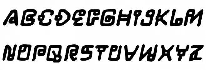 LifeFormBB-Bold Schriftart Kleinbuchstaben