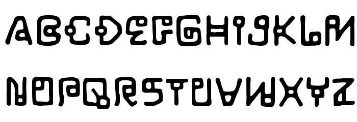 LifeFormBB Font LOWERCASE