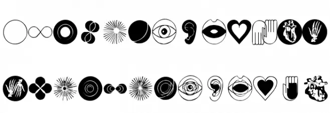 LifeIcons フォント 小文字