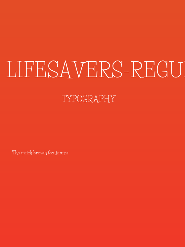 LifeSavers-Regular Poster