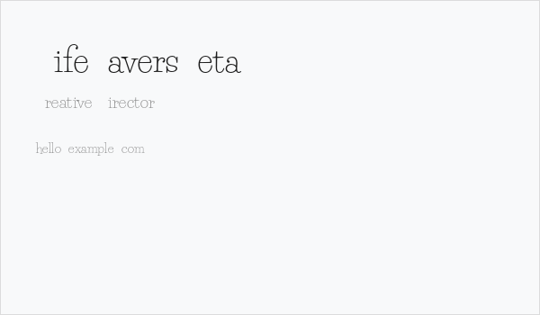 LifeSaversBeta Business Card