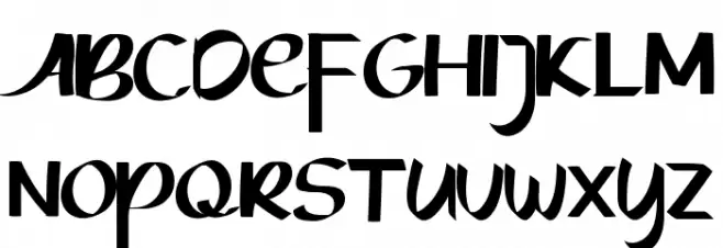 Lifebest  Demo Schriftart Kleinbuchstaben