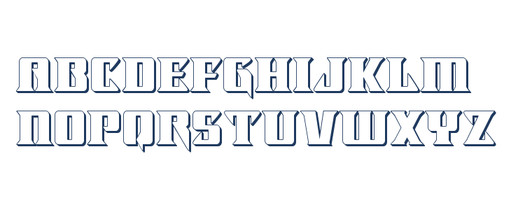 Lifeforce 3D Lowercase