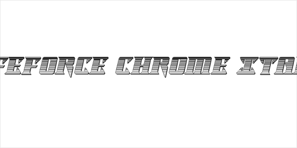 Lifeforce Chrome Italic Logo