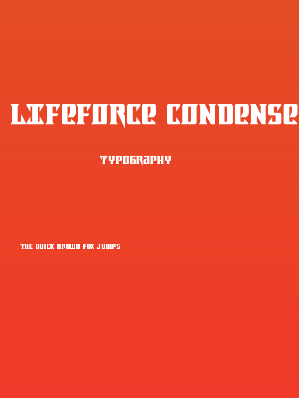 Lifeforce Condensed Poster