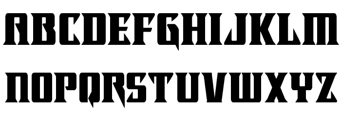 Lifeforce Condensed Font LOWERCASE