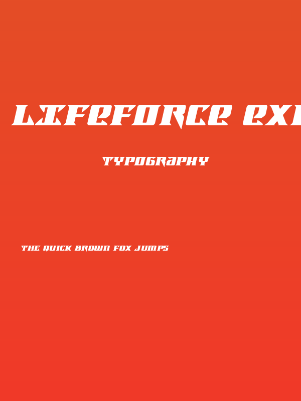 Lifeforce Expanded Italic Poster