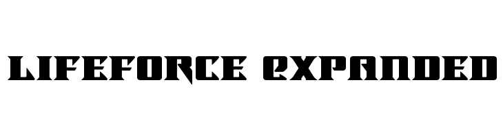 Lifeforce Expanded  font caratteri gratis