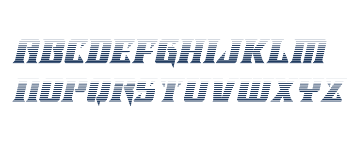 Lifeforce Gradient Italic Lowercase