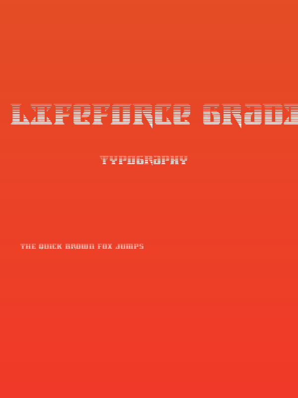 Lifeforce Gradient Poster