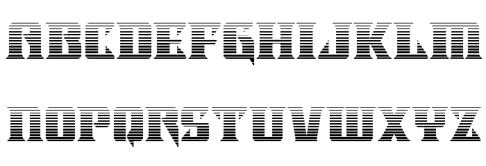 Lifeforce Gradient Font LOWERCASE