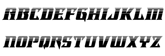 Lifeforce Halftone Italic Font LOWERCASE
