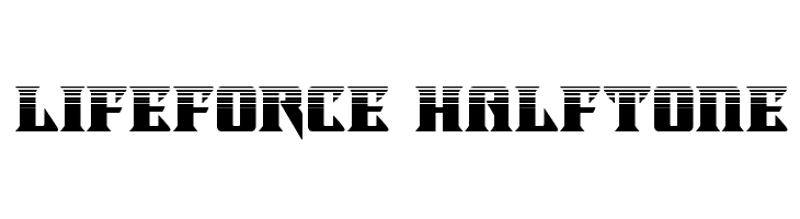 Lifeforce Halftone  Descarca Fonturi Gratis