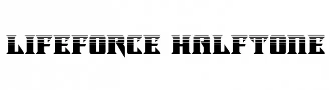 Lifeforce Halftone  免费字体下载