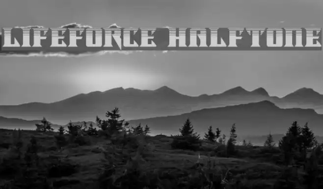 Lifeforce Halftone Example 3