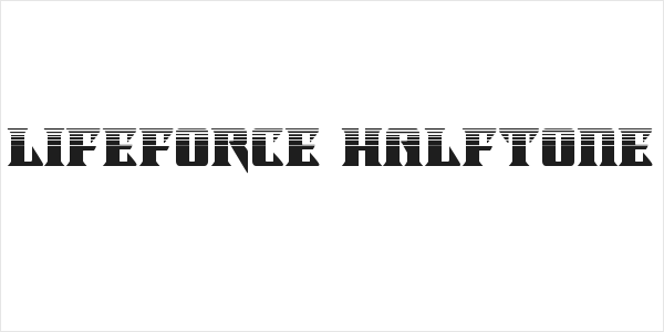 Lifeforce Halftone Logo