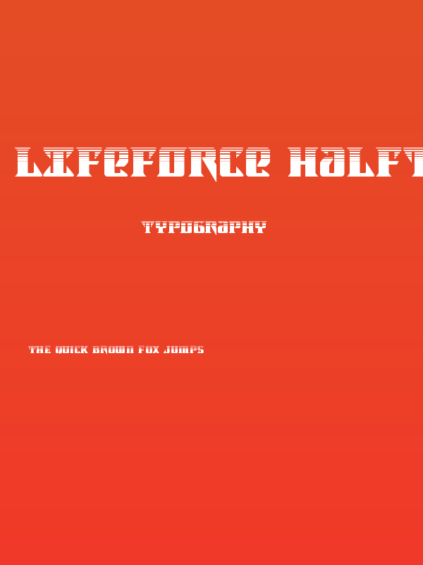 Lifeforce Halftone Poster