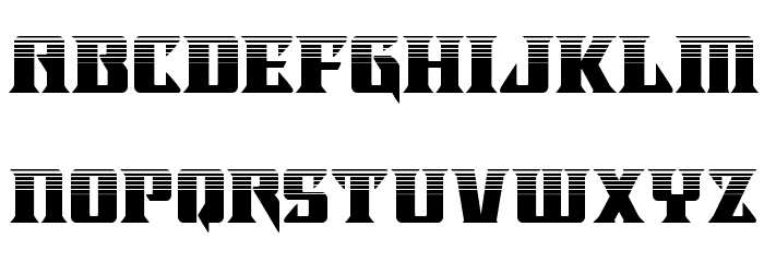 Lifeforce Halftone Font LOWERCASE