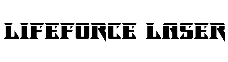 Lifeforce Laser  font caratteri gratis