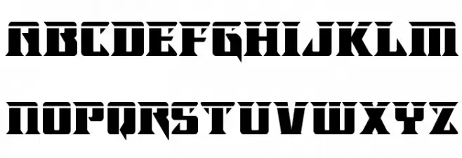 Lifeforce Laser फ़ॉन्ट लोअरकेस