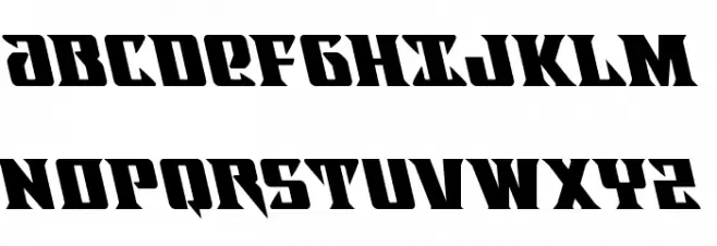 Lifeforce Leftalic Schriftart Groß