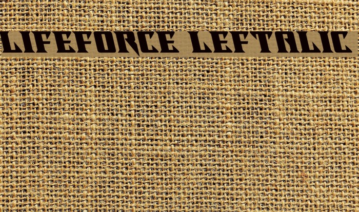 Lifeforce Leftalic Example 3