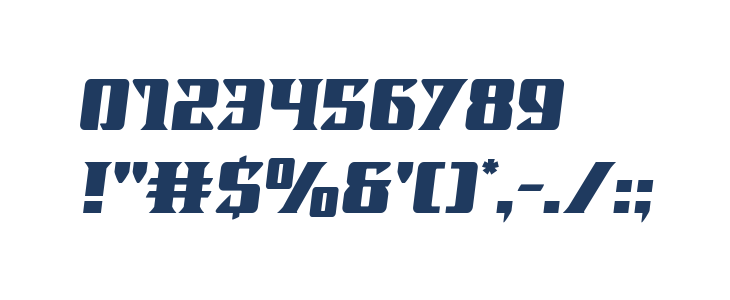 Lifeforce Semi-Italic Other Characters