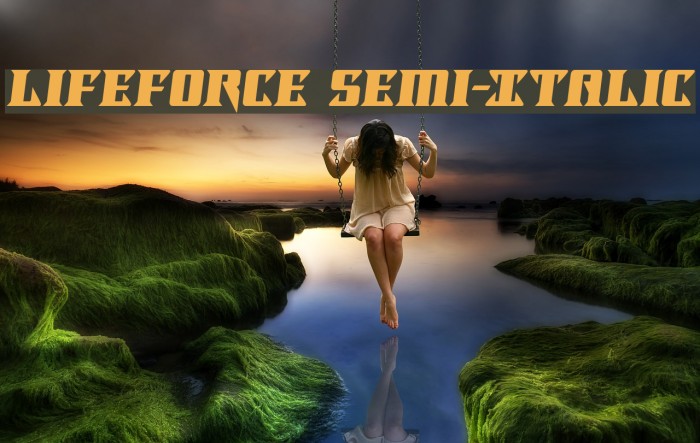 Lifeforce Semi-Italic Example 1