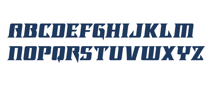 Lifeforce Semi-Italic Lowercase