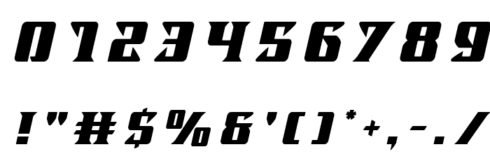 Lifeforce Title Italic Font OTHER CHARS