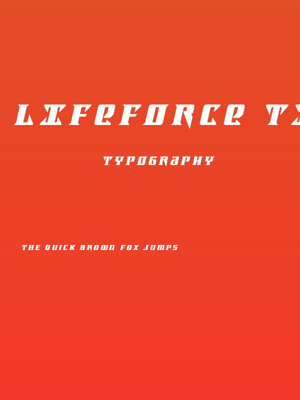 Lifeforce Title Italic Poster