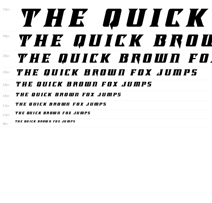 Lifeforce Title Italic Waterfall