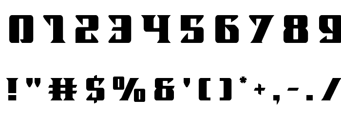 Lifeforce Title Font OTHER CHARS
