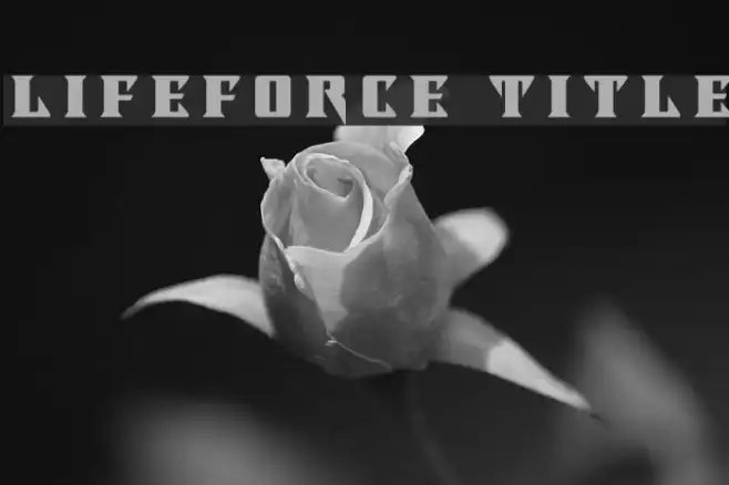Lifeforce Title Example 2