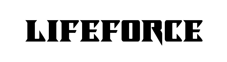 Lifeforce  font caratteri gratis