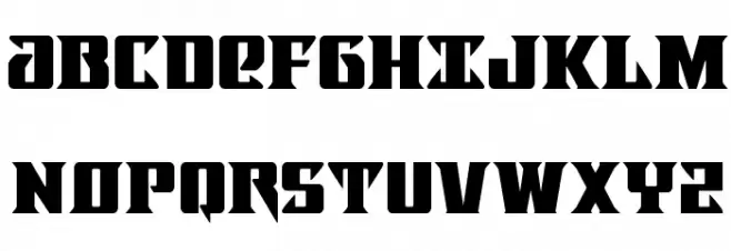 Lifeforce Font Litere mari