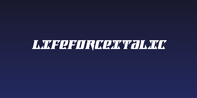 LifeforceItalic Social Header