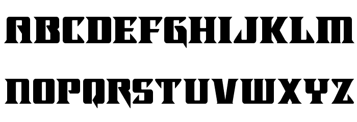 Lifeforce Font LOWERCASE