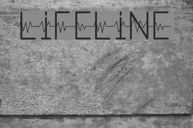 Lifeline Font examples