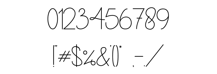 Lifelism Font OTHER CHARS