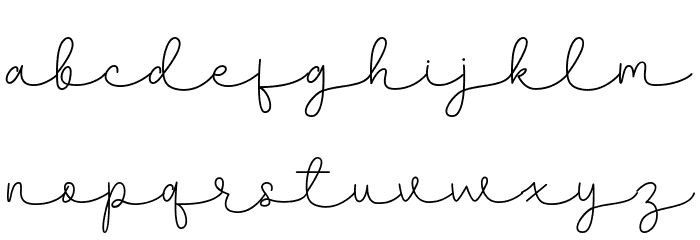 Lifelism Font LOWERCASE