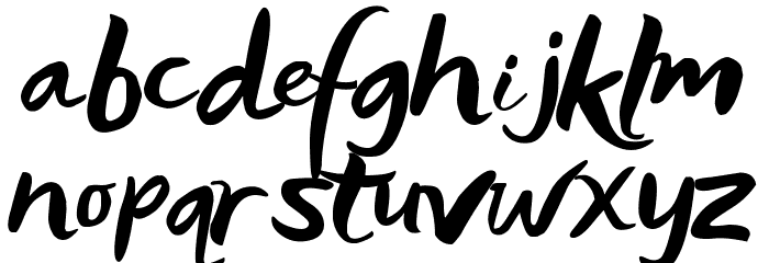 Lifelogo Easy Font LOWERCASE
