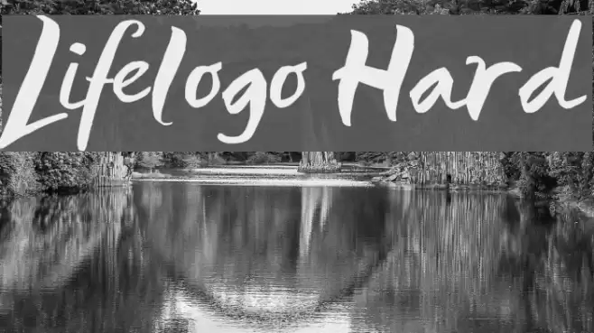 Lifelogo Hard Font examples