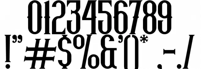 Lifer Font OTHER CHARS