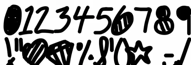 LifesTooFast Font OTHER CHARS