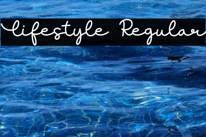 Lifestyle Regular Example 2