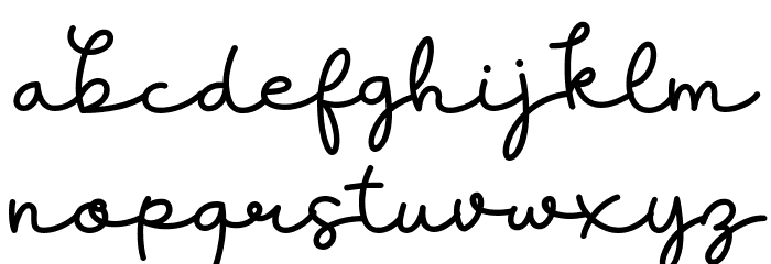 Lifestyle Regular Font LOWERCASE