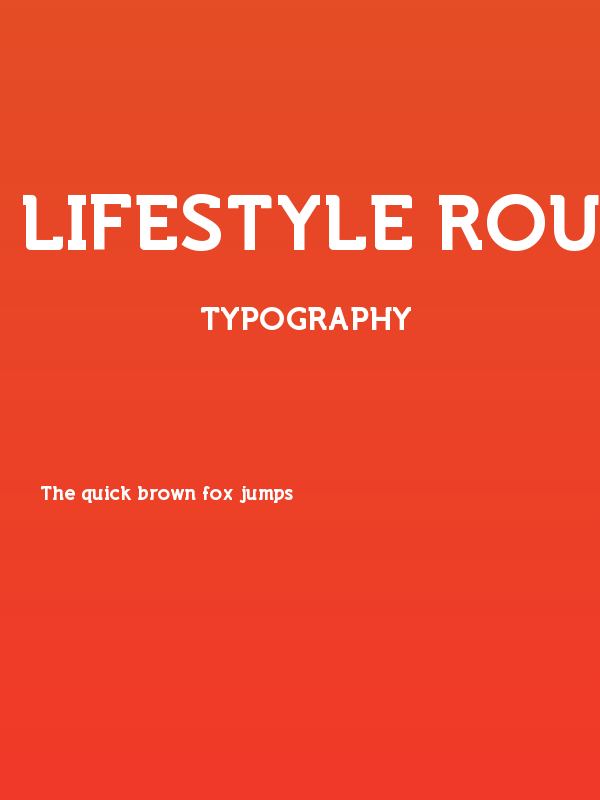 Lifestyle Rounded M54 Poster