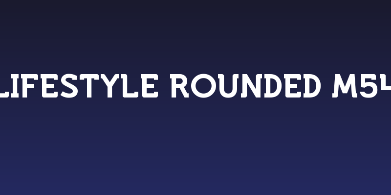 Lifestyle Rounded M54 Social Header