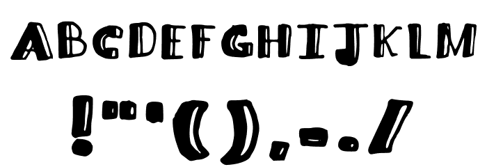 Lifted Lines Regular Font OTHER CHARS